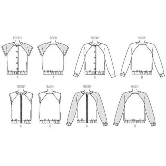 Butterick Sewing Pattern 6181 Jacket Misses Size 14-22 - Picture 3 of 5